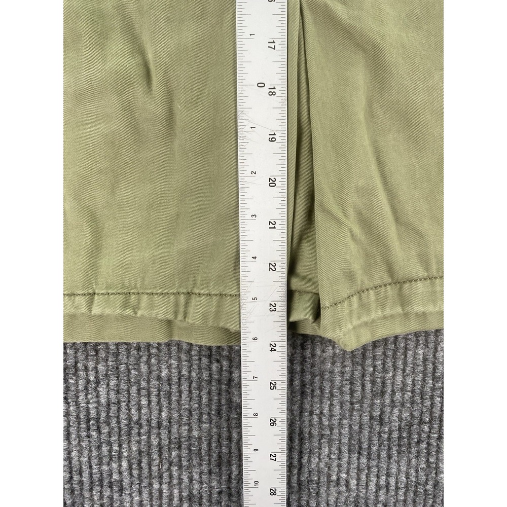 Abercrombie & Fitch Jacket Womens Extra Small Green Canvas Army Flowers Utility - Picture 4 of 12